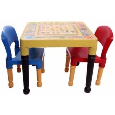 Detachable Kids Table For Reading And Dining With 2chairs