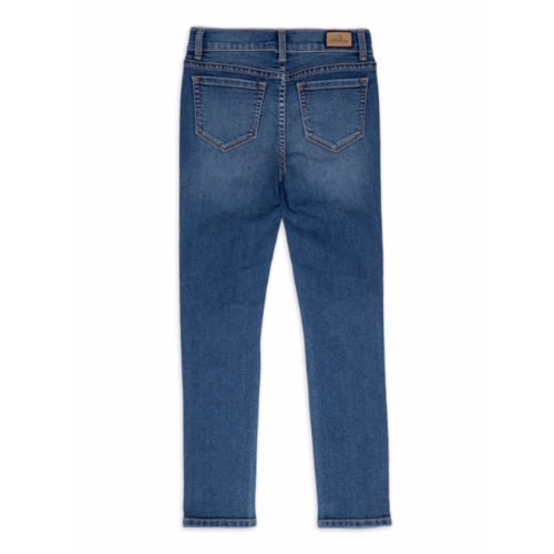 Girls Stud Embellished Fashion Skinny Jeans - Blue