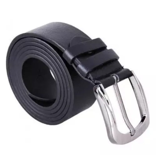 Set Of 2 Men's Genuine Leather Belt - Black & Brown + Free Gifts