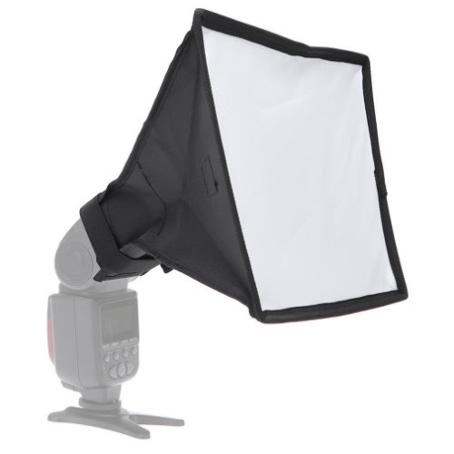 8in(20cm) X 12in(30cm) Foldable Universal Flash Speedlight Photo Diffuser & Softbox