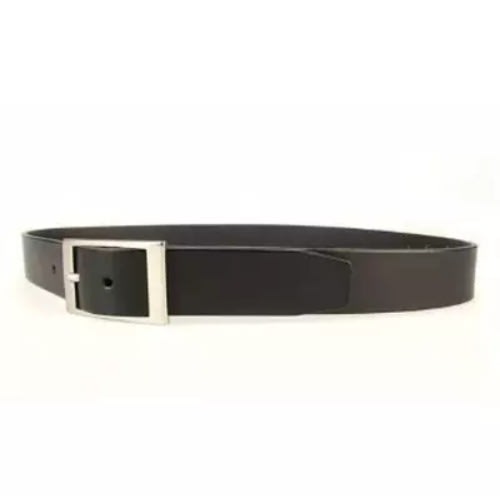 Classic Men's Sleek Genuine Leather Belt - Black