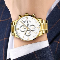 Nibosi - Chronograph Chain Watch