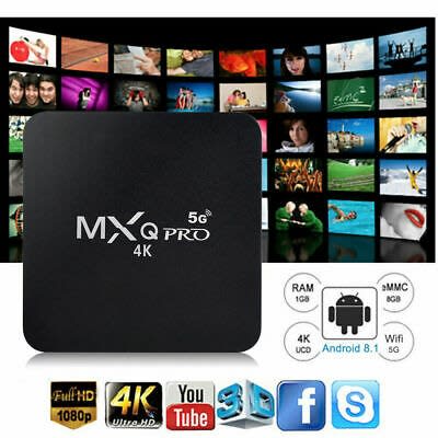 Smart Android Tv Box Mxq Pro 5g 4k Ultra Hd Video+hdmi Cable