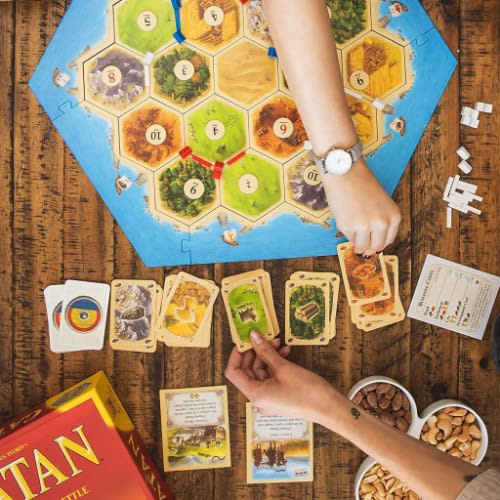 Catan Trade Build Settled Board Game