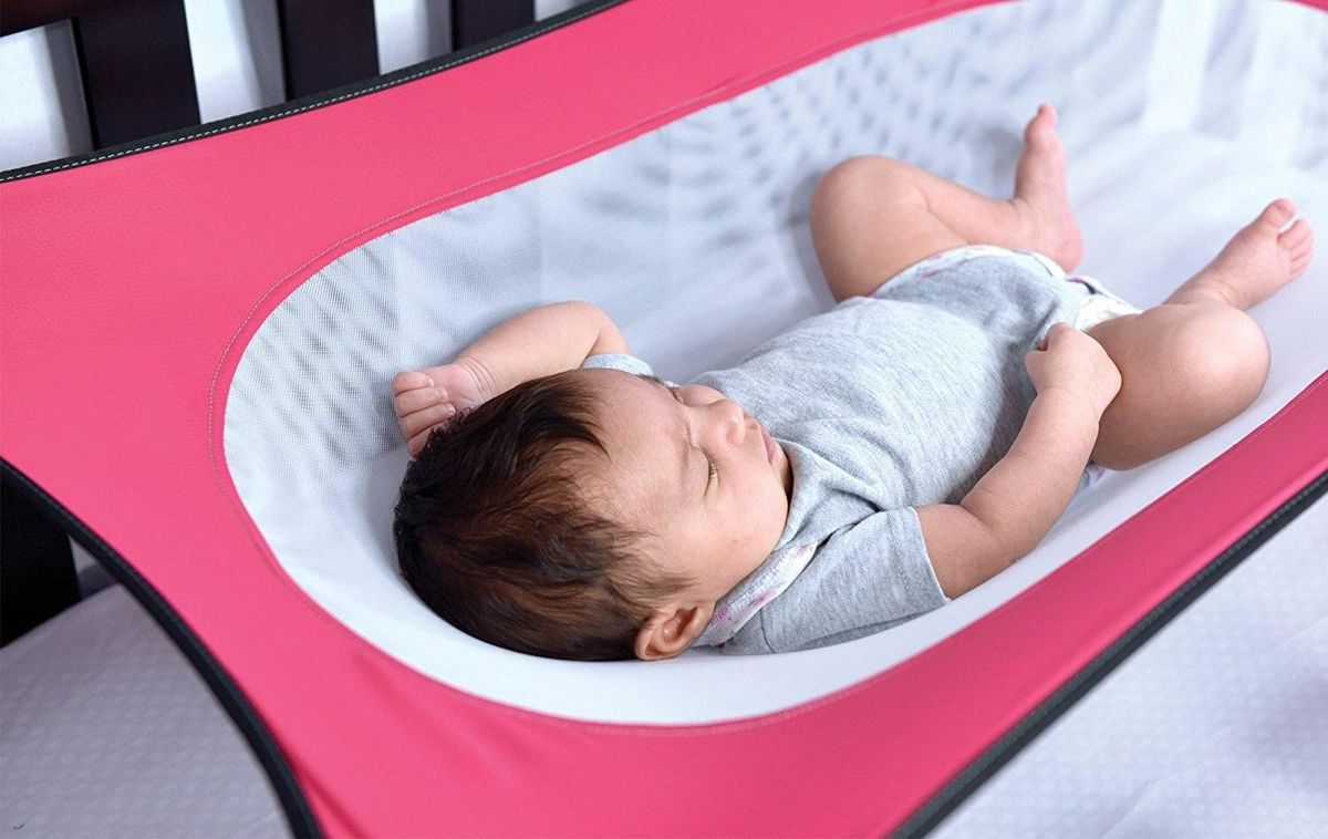 Infant Baby Hammock Newborn Kid Sleeping Bed Safe Detachable Baby Cot Crib Swing Elastic Adjustable Net buumpers In the Crib