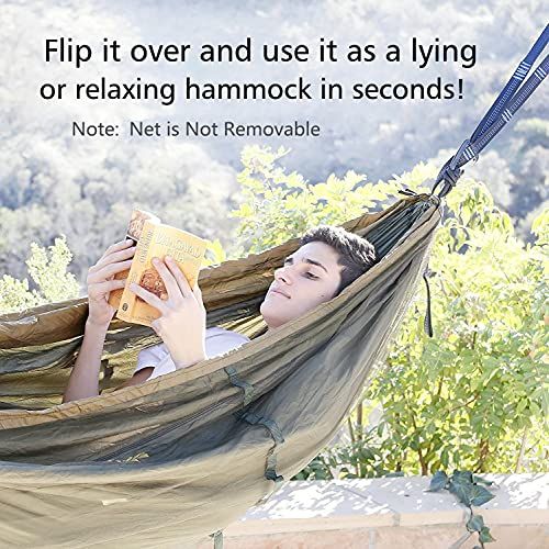 Sunyear Single  Double Camping Hammock With Net Portable Out