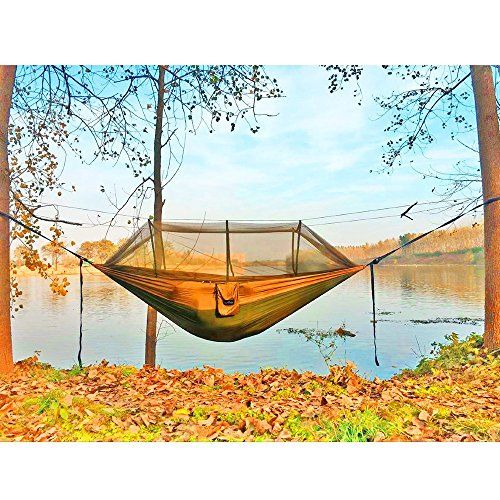 Sunyear Single  Double Camping Hammock With Net Portable Out