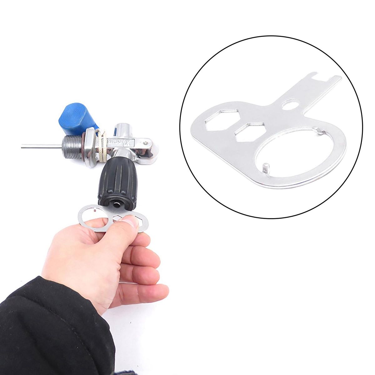 Scuba Diving BCD Power Inflator  Shape  Removal
