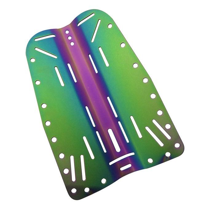 Lightweight Diving Back Plate Metal Diving Backplate Keep Diving Green