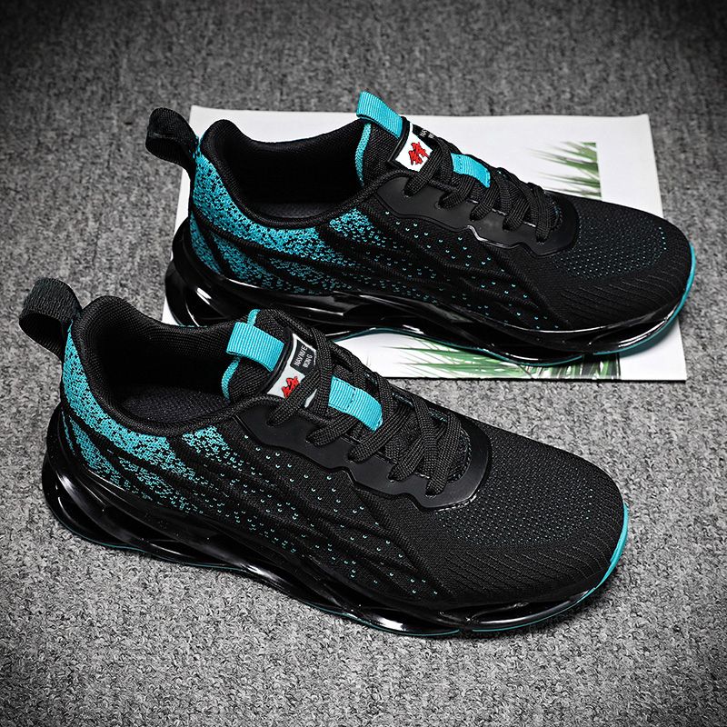 2021 Men Casual Samurai Running Sneakers - Black/Blue