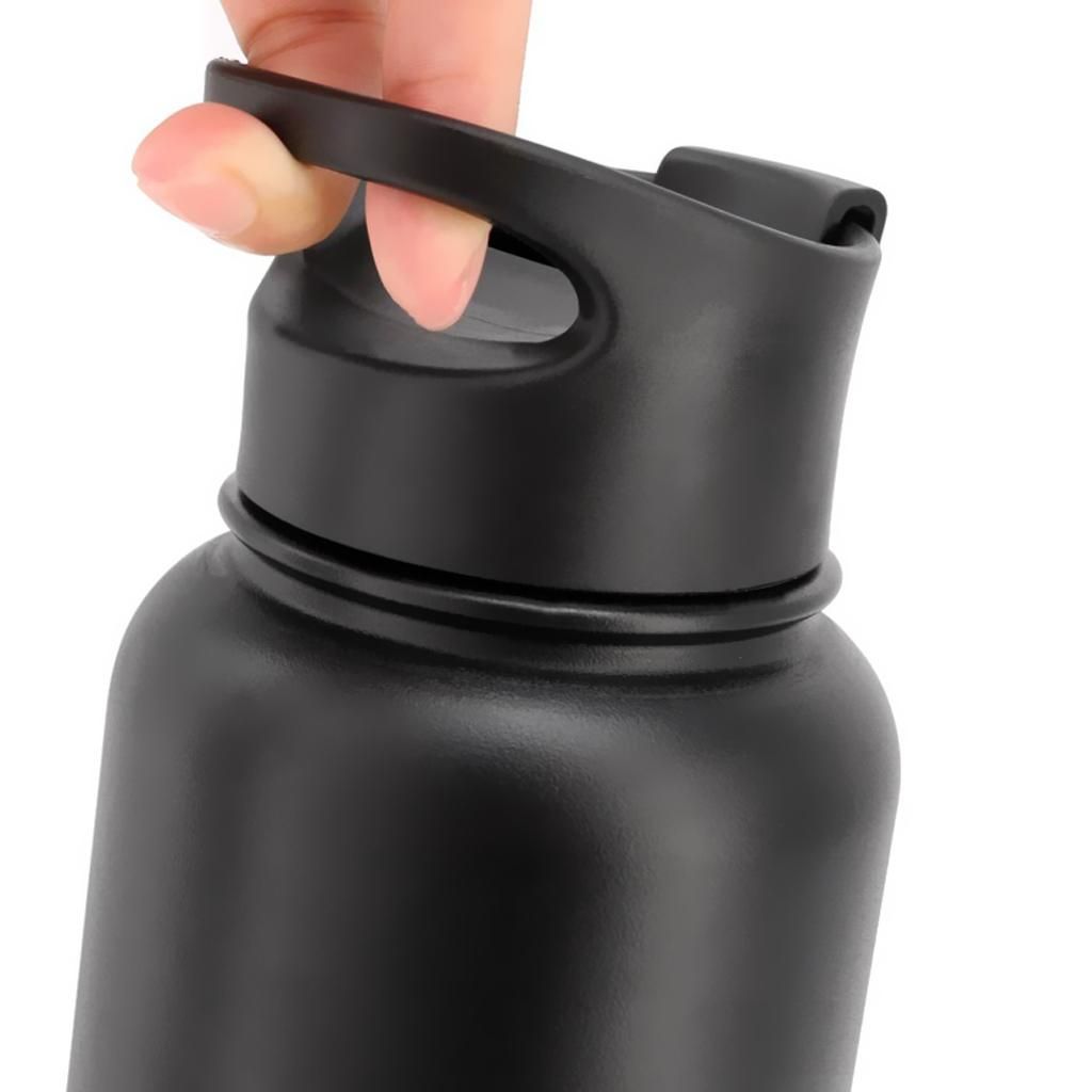 2x Flip Lid &Handle 2.4 Inch Dia. Replacement Water Bottle
