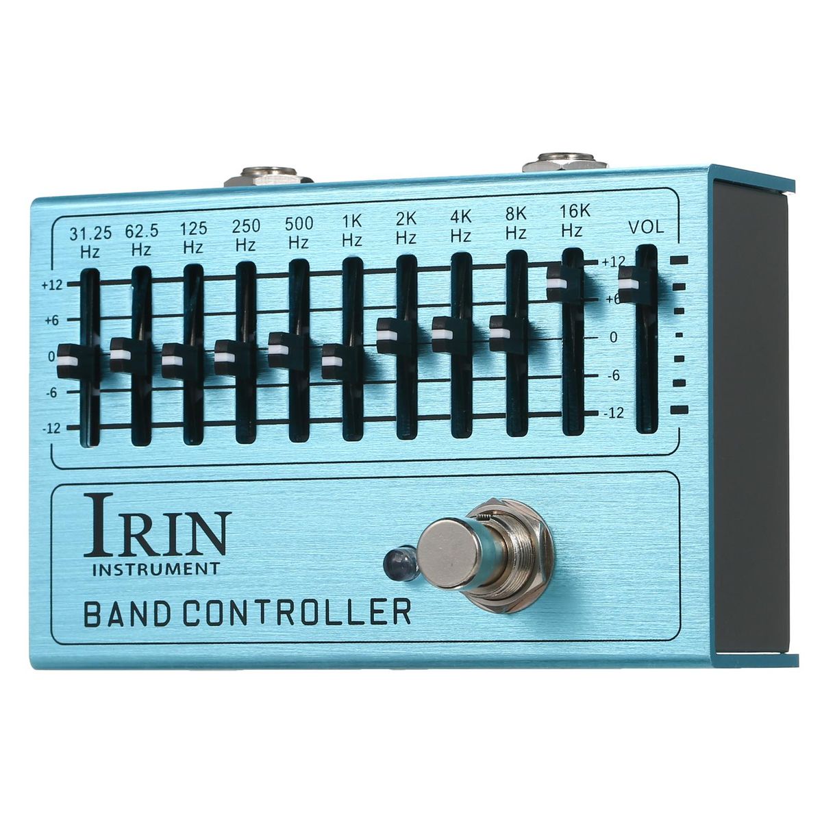 IRIN 10-Band EQ Guitar Effect Pedal Mini Guitar Equalizer with True Bypass for Guitar Bass Aluminum Alloy Body - BAND CONTROLLER