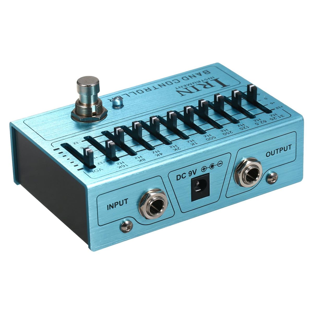 IRIN 10-Band EQ Guitar Effect Pedal Mini Guitar Equalizer with True Bypass for Guitar Bass Aluminum Alloy Body - BAND CONTROLLER