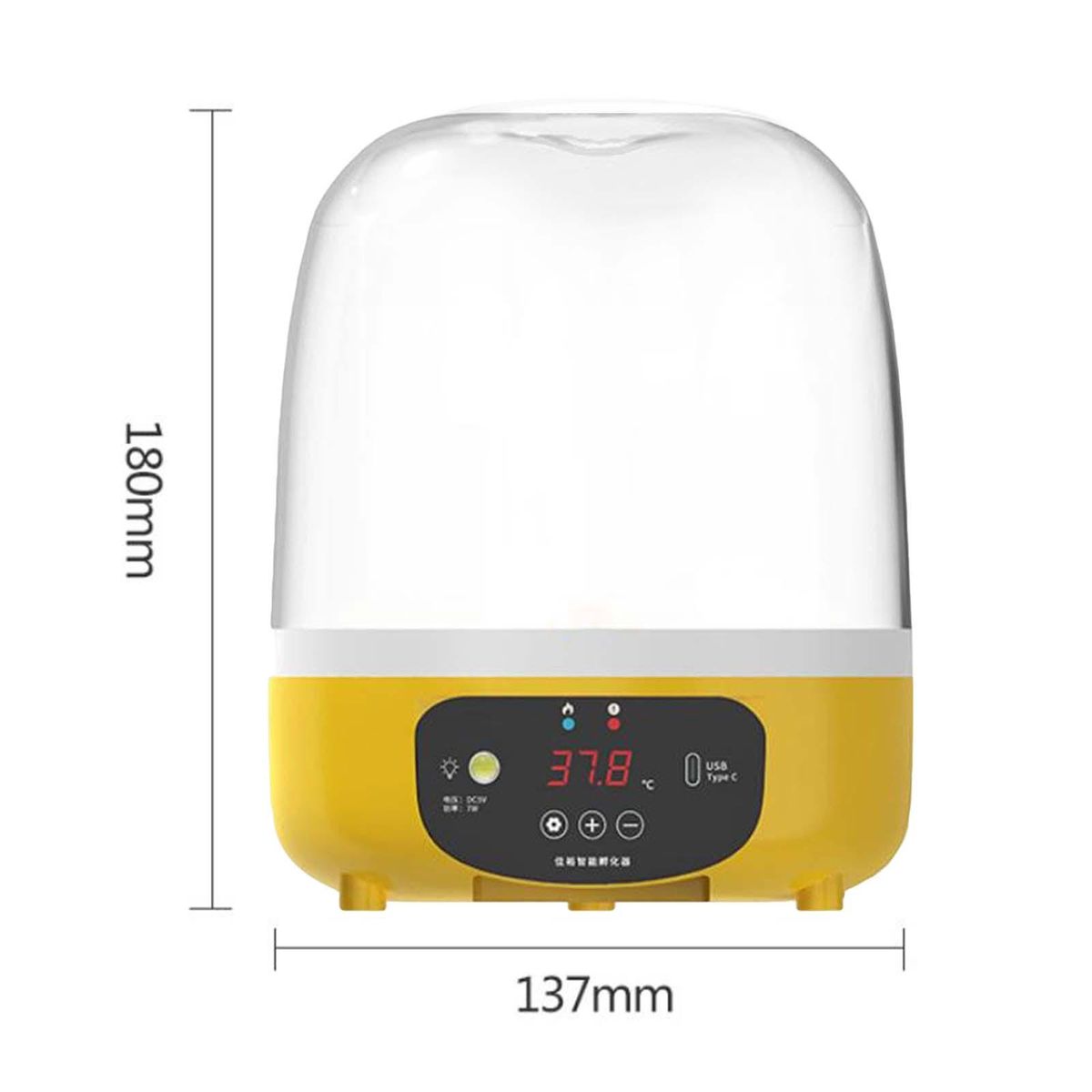 Digital Automatic Egg Incubator LED Light Poultry Hatcher For Hatching