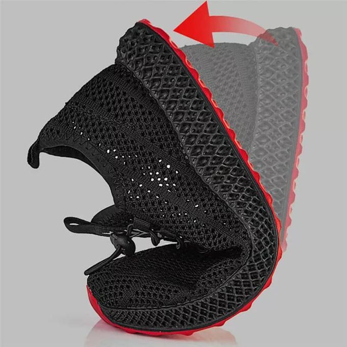 Black Unisex Comfortable Sneakers
