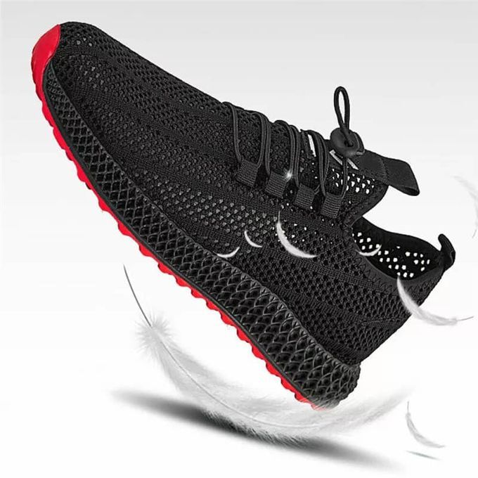 Black Unisex Comfortable Sneakers