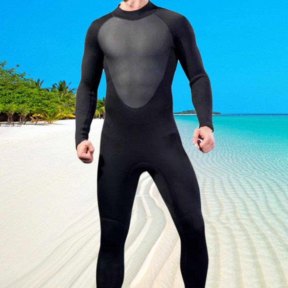 One-piece  3mm Men Full Body Outdoor Warm Deep Diving Swimming Suit Surf Snorkel Scubas Wetsuit