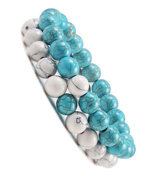Lucky Eye Glass Evil Eye Bracelet Blue Beaded Bracelet