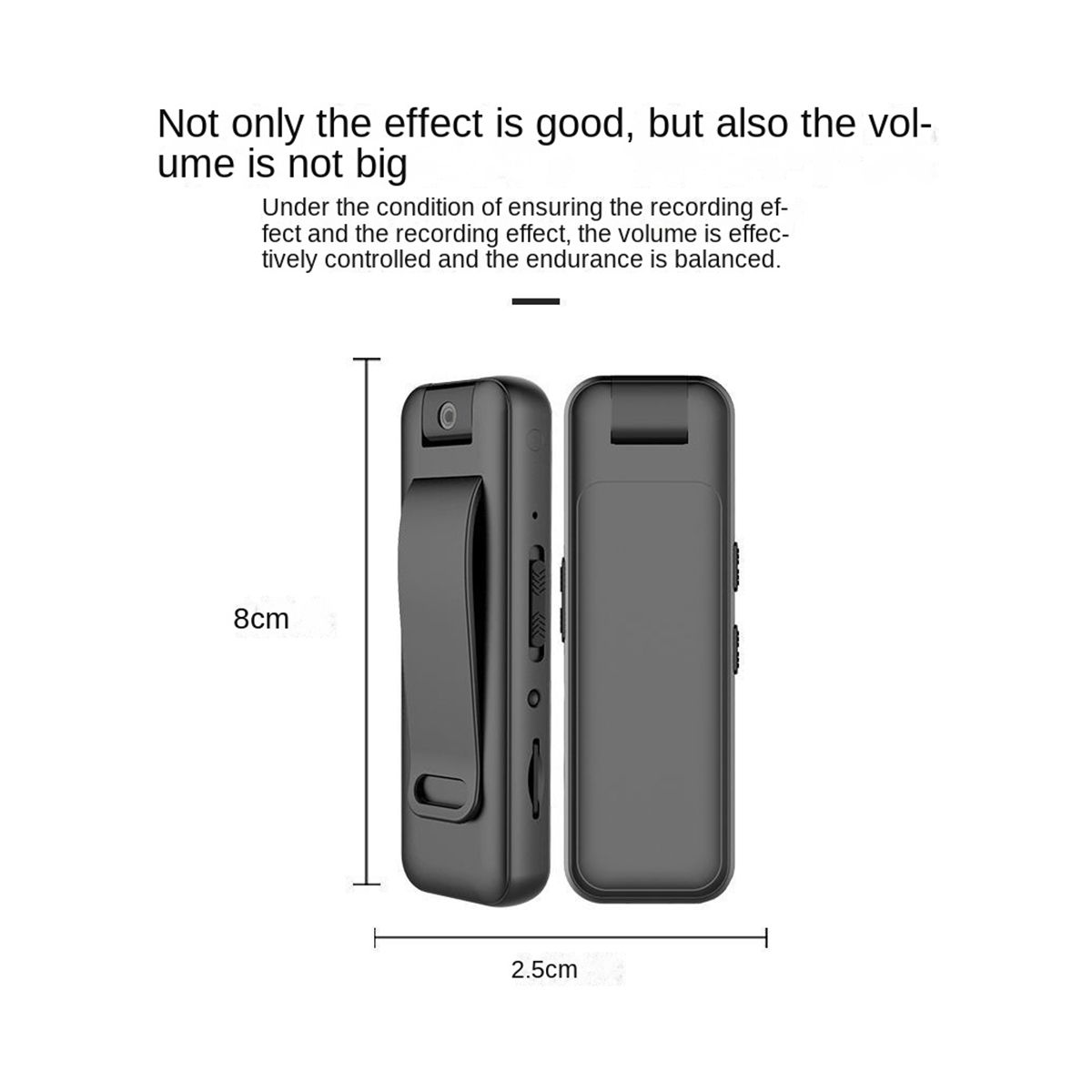 1080P HD Mini Camera Small Invisible 180° Sports Camera Outdoor Camera Body Worn Camera,Night Vision Version