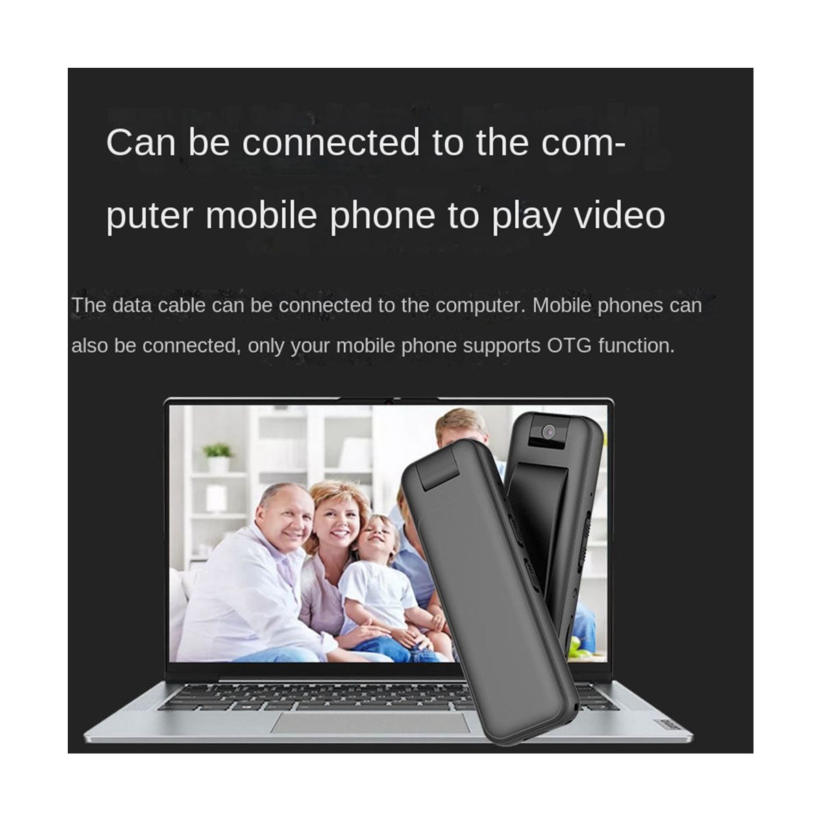 1080P HD Mini Camera Small Invisible 180° Sports Camera Outdoor Camera Body Worn Camera,Night Vision Version