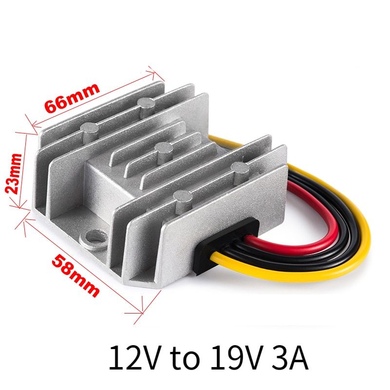 12 Volt To 19 Volt 12V TO 24V 19V 20A 15A 12A 10A 5A 3A 1A  Boost Step-up DC DC Converter  Power Supply Charger Car Laptop