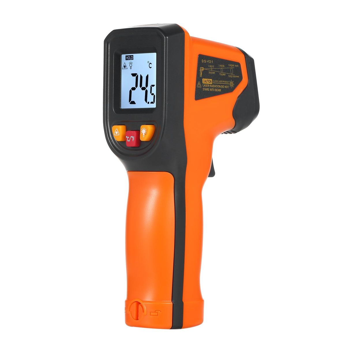 NJTY Infrared Thermometer Non-Contact Digital Temperature Gun -50°C~400°C (-58°F~752°F) IR Thermometer for Industrial, Kitchen Cooking, Automotive, Not for Human Body Temp