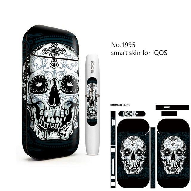 Film Pvc Skull Case Cover Sticker For Iqos 2.4 Plus Cover