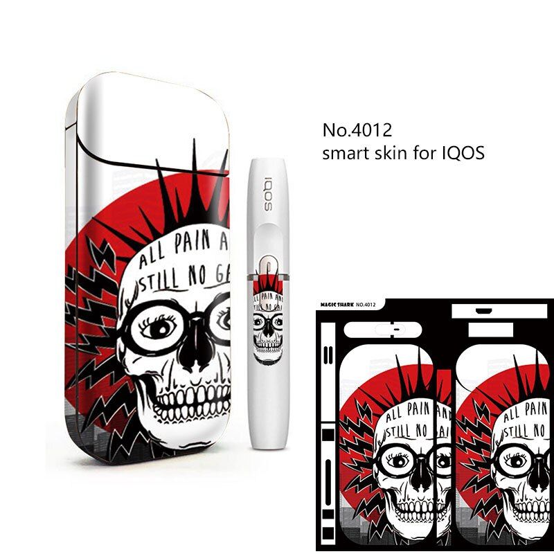 Film Pvc Skull Case Cover Sticker For Iqos 2.4 Plus Cover