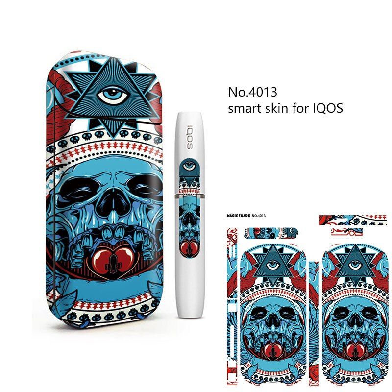 Film Pvc Skull Case Cover Sticker For Iqos 2.4 Plus Cover