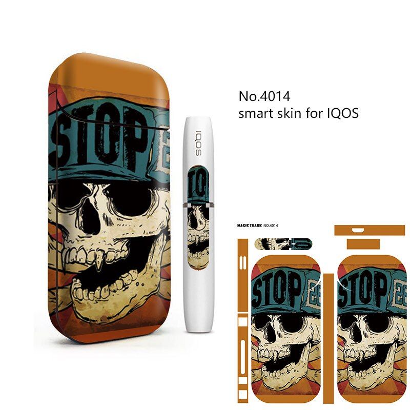 Film Pvc Skull Case Cover Sticker For Iqos 2.4 Plus Cover