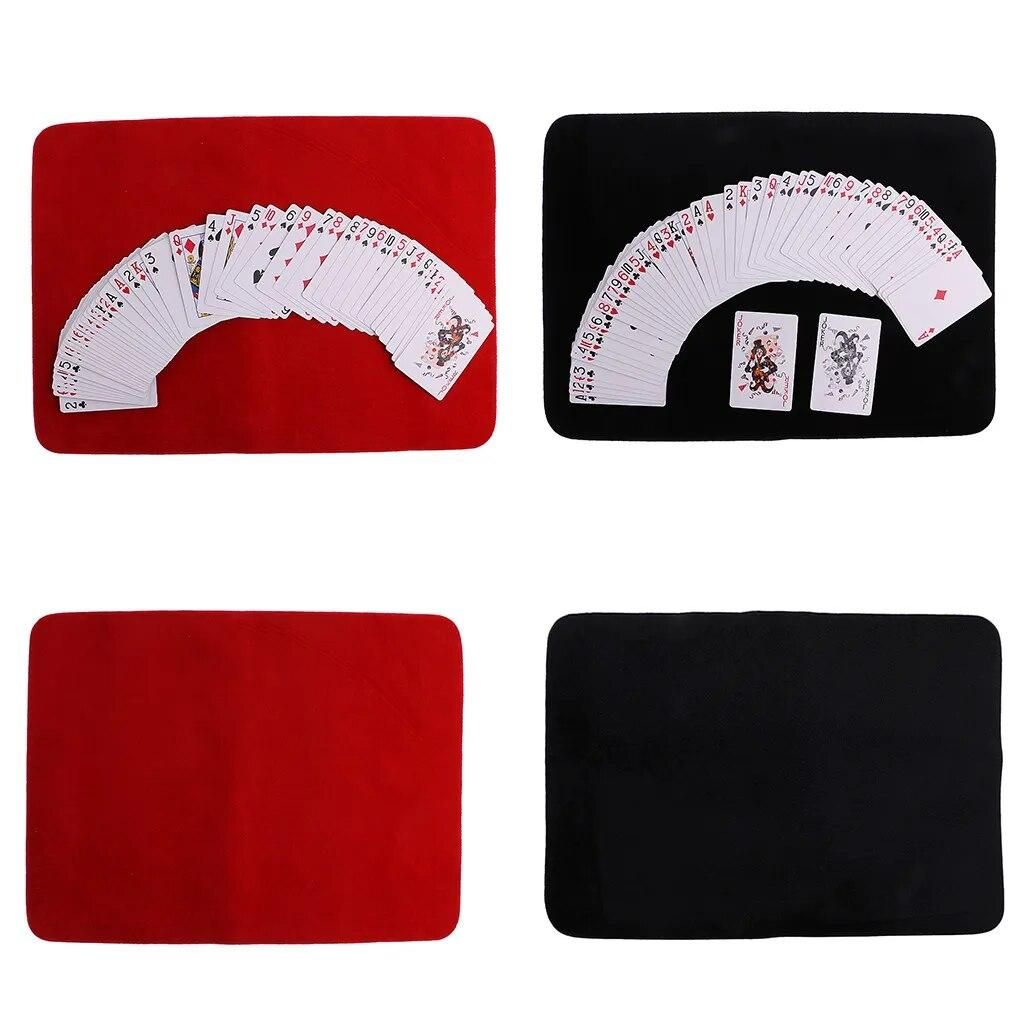 Large Card Mat 42x30cm Magic Close Up Pad Deck Mat Magicians Mat Card Pad Poker Coin Magic Tricks Magic Prop Tool