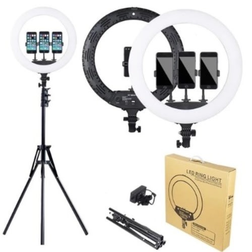 Ringlight + Tripod Stand & Remote - 18''