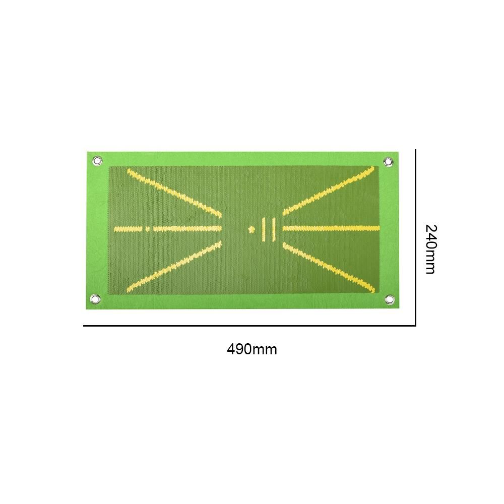 Golf Hitting Mat for Swing Detection Batting Portable Golf Practice Training Aids Rug for Home Office Indoor/Outdoor