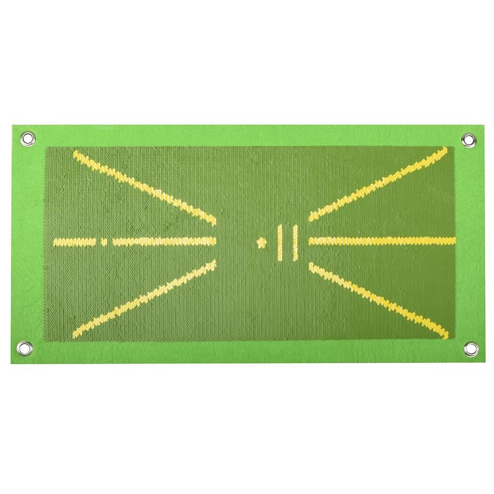 Golf Hitting Mat for Swing Detection Batting Portable Golf Practice Training Aids Rug for Home Office Indoor/Outdoor