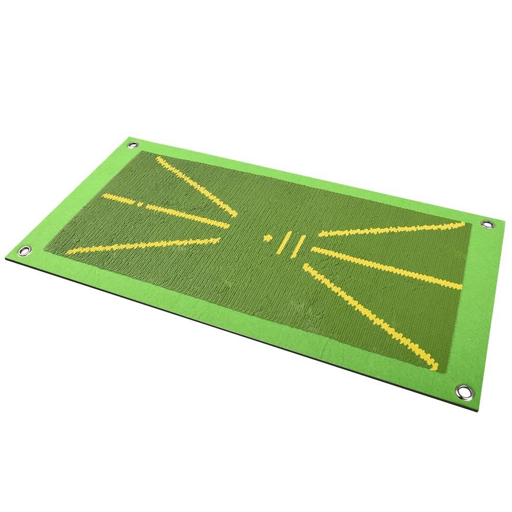 Golf Hitting Mat for Swing Detection Batting Portable Golf Practice Training Aids Rug for Home Office Indoor/Outdoor