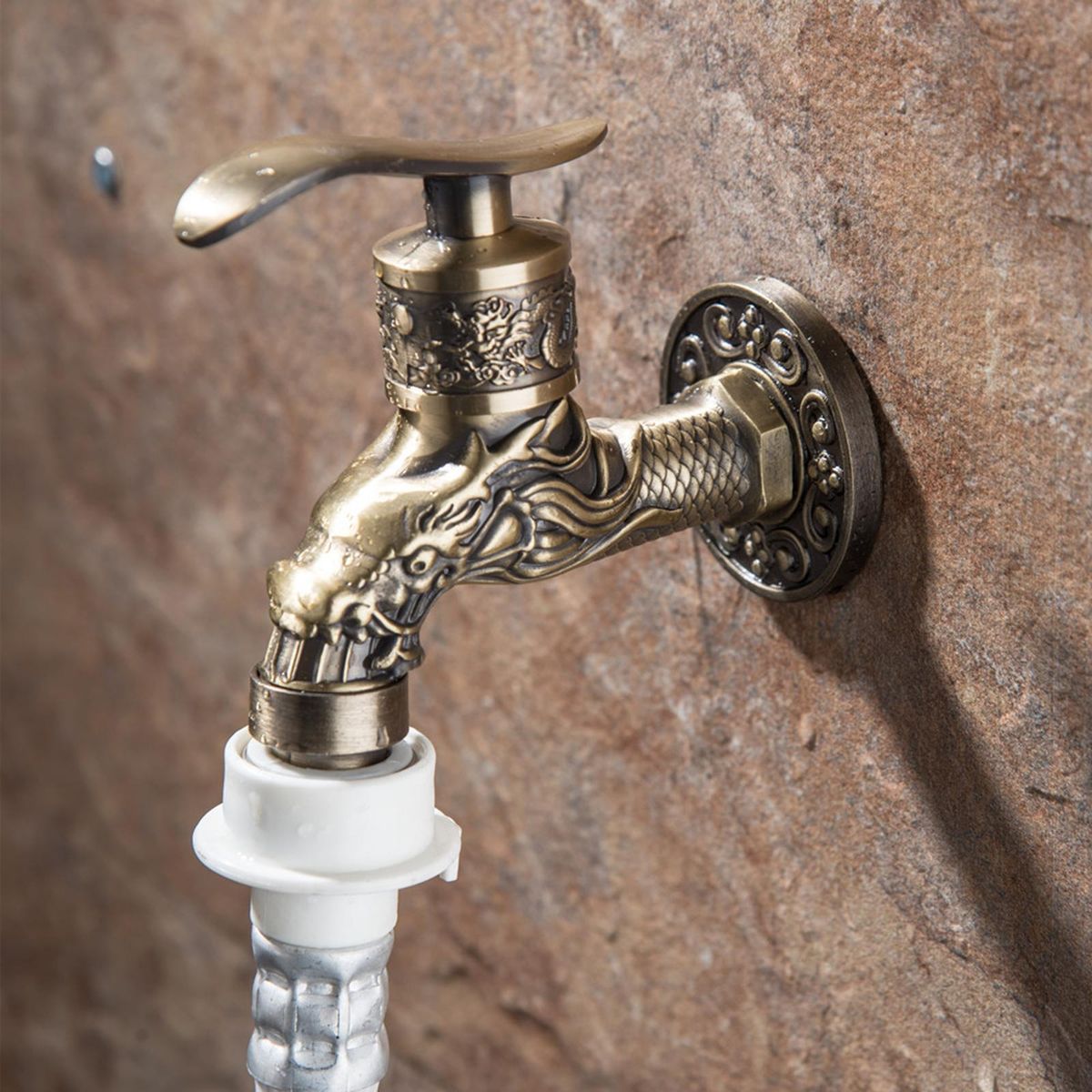 Outdoor  Wall Mounted  Decorative  Bibcock Bronze