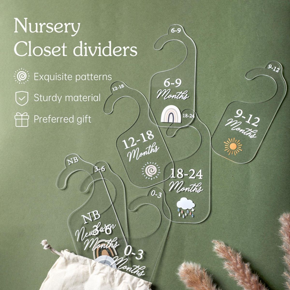 Baby Closet Size Dividers Baby Nursery Furniture Rectangle