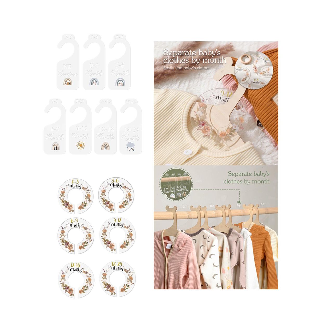 Baby Closet Size Dividers Baby Nursery Furniture Rectangle