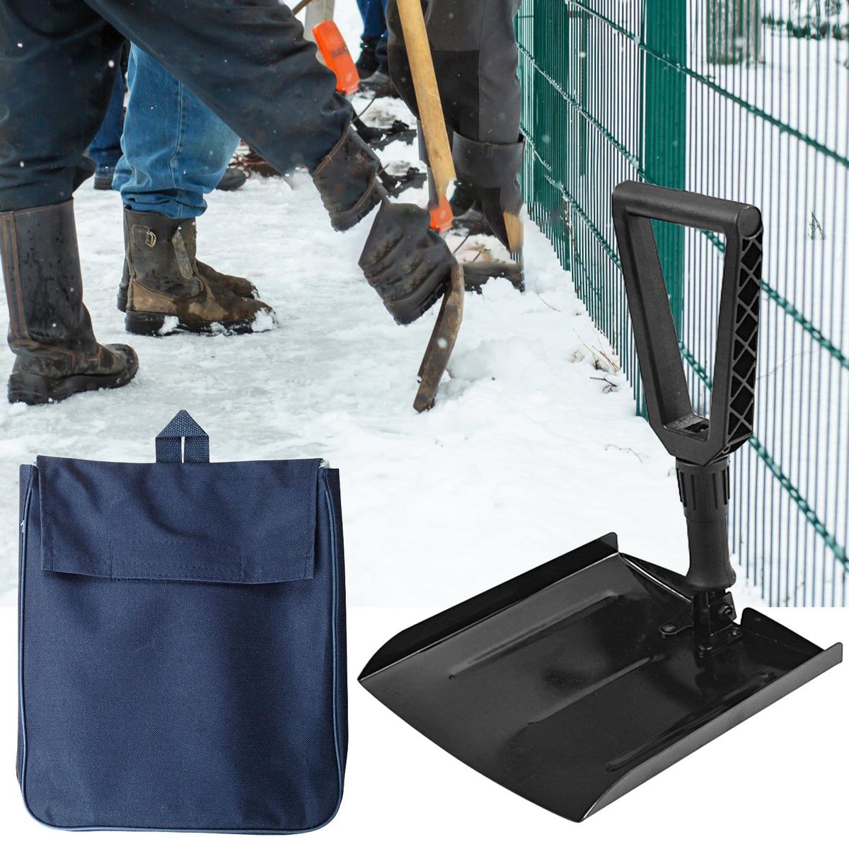 Snow Trowels Rust Resistant Snow Trowels Shovel Black