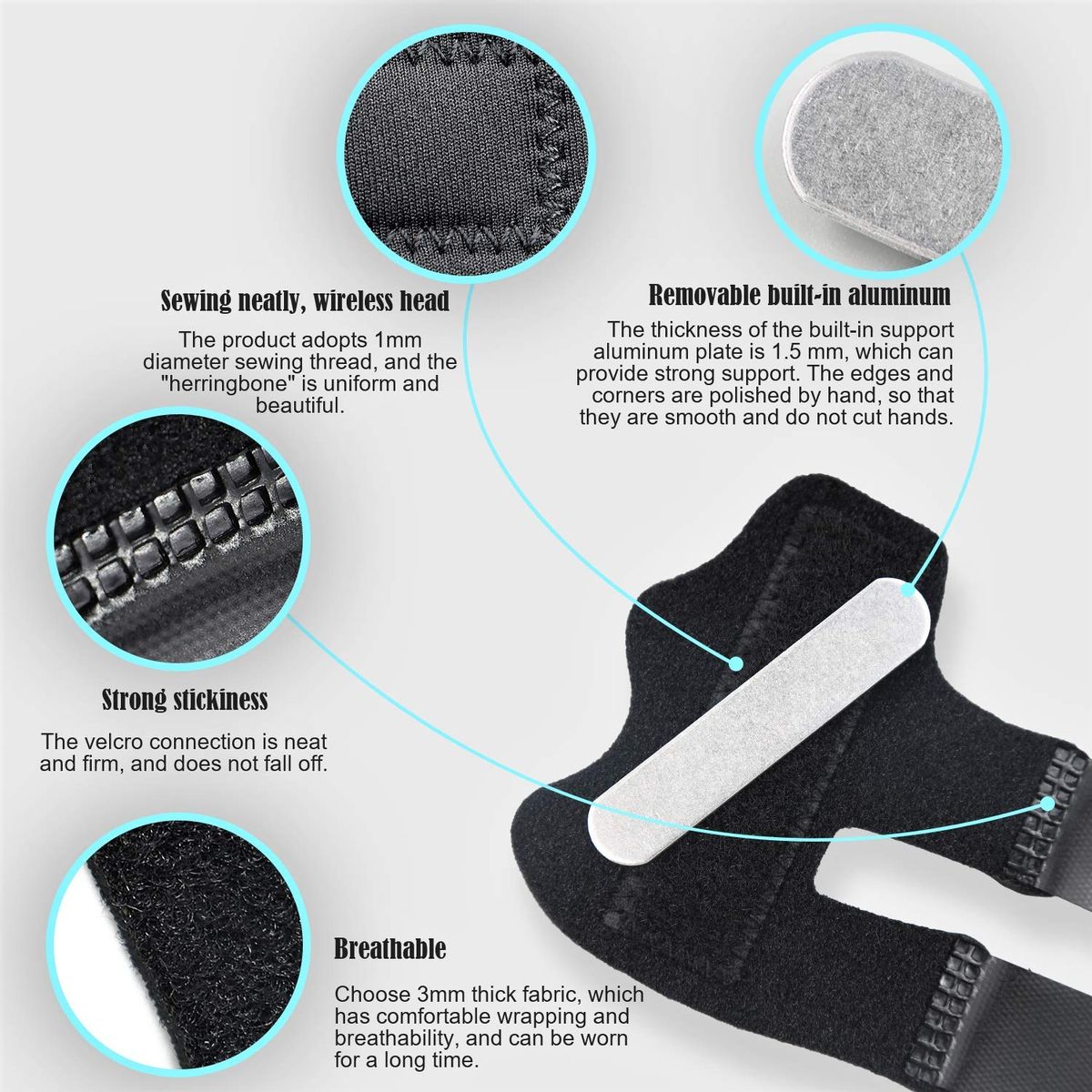 2PCS Finger Sleeves For Broken Finger Trigger Finger Splints