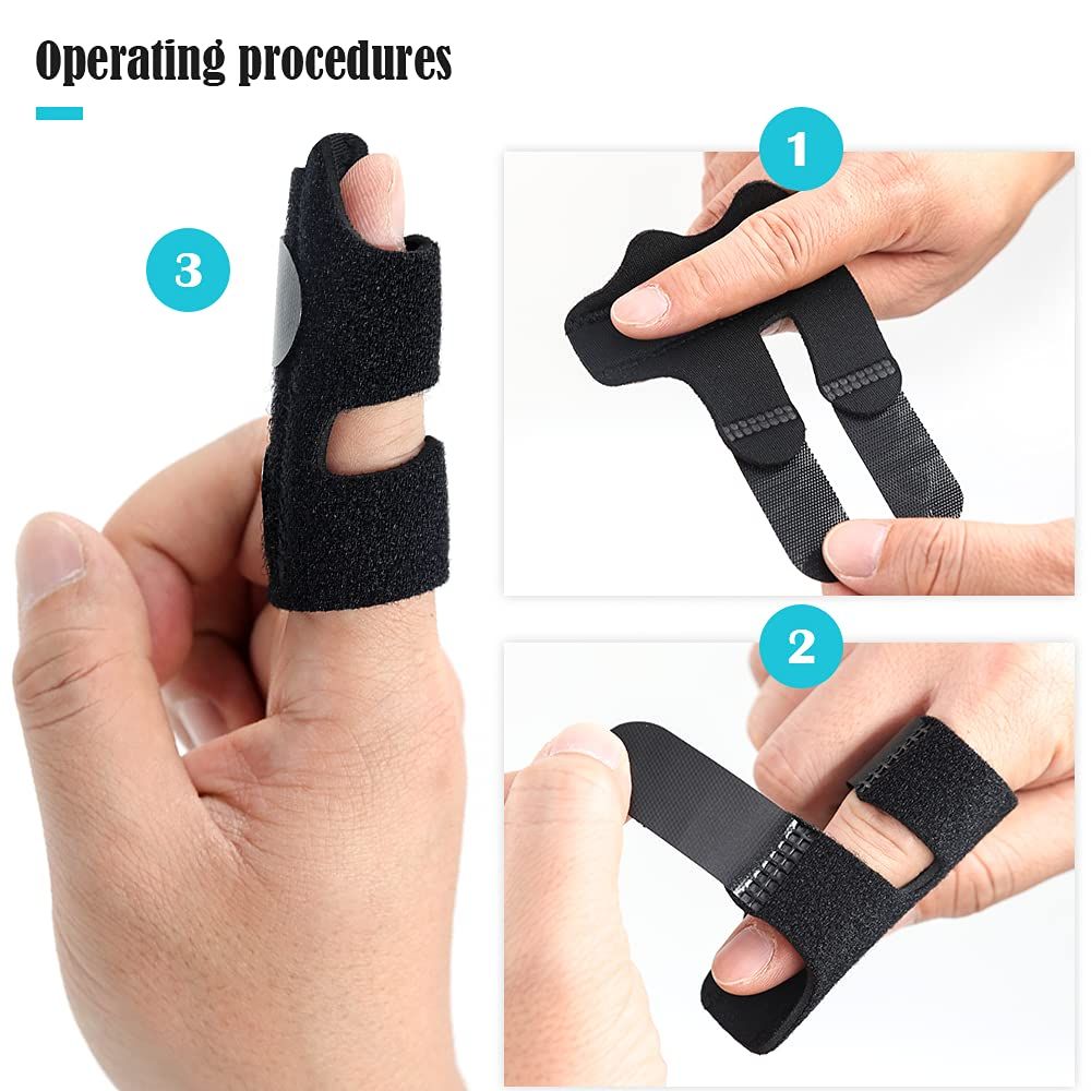 2PCS Finger Sleeves For Broken Finger Trigger Finger Splints