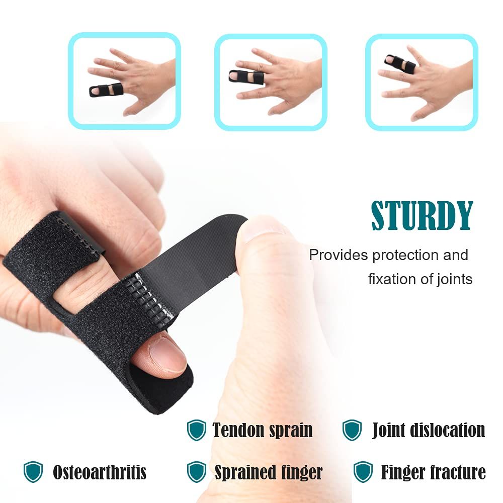 2PCS Finger Sleeves For Broken Finger Trigger Finger Splints