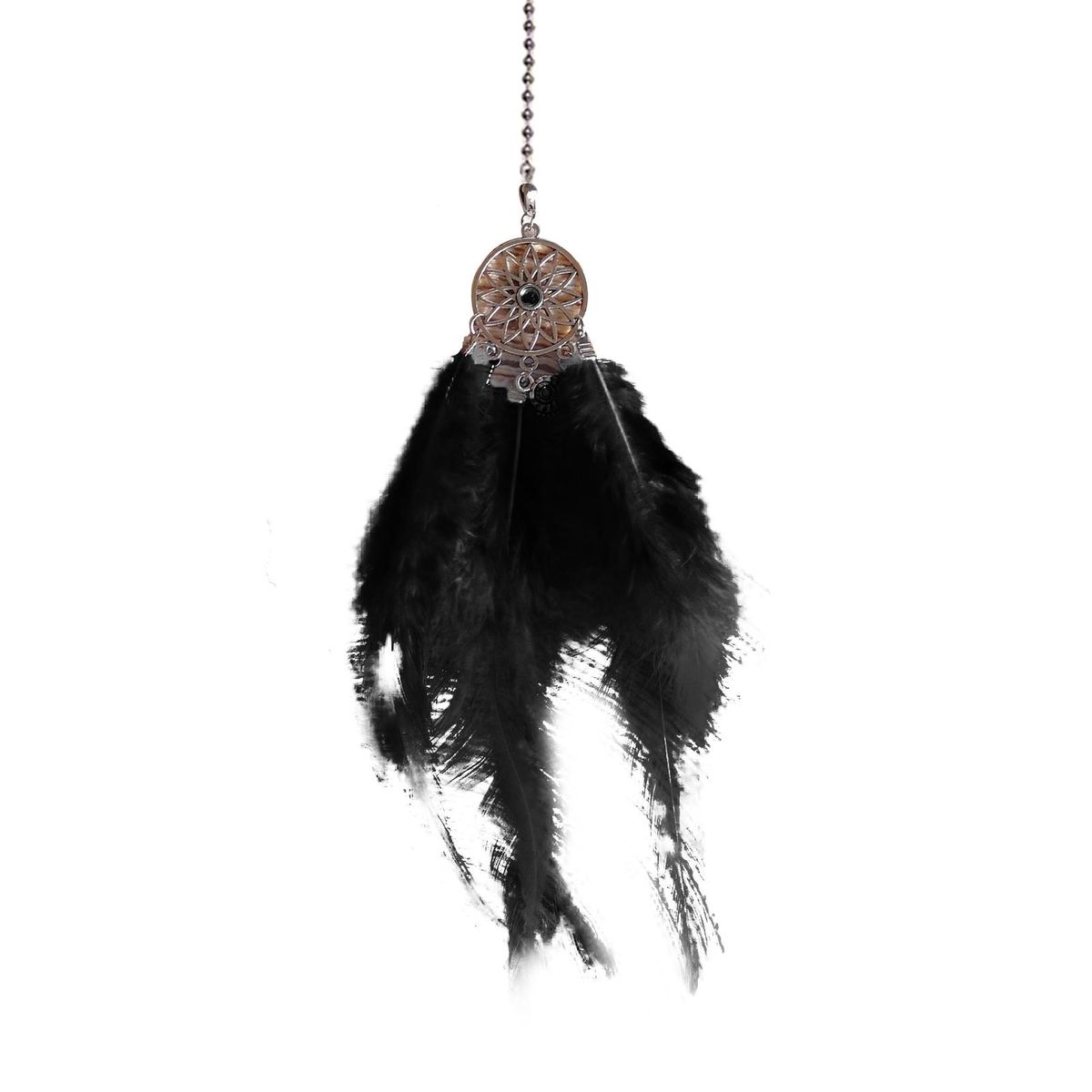 Boho Charm Dream Catcher Pendant Unique Car Home Decor for Positive Black