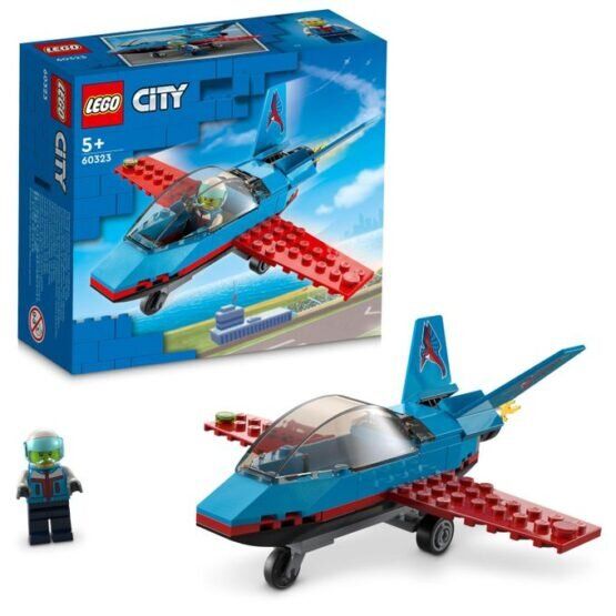 City Great Vehicles Stunt Plane 60323 Building Toy Set
