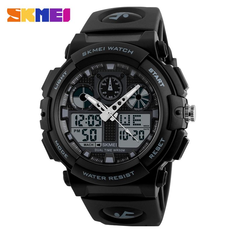 Top Luxury Brand Watch Men's Sports Watch Fashion Digital Watches Gift For Male SKM1270