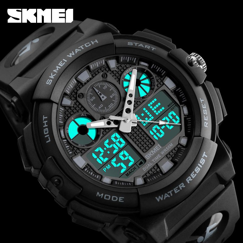 Top Luxury Brand Watch Men's Sports Watch Fashion Digital Watches Gift For Male SKM1270