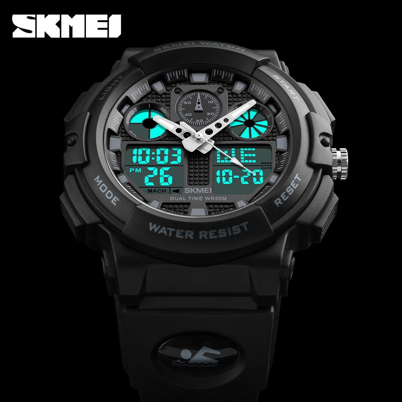 Top Luxury Brand Watch Men's Sports Watch Fashion Digital Watches Gift For Male SKM1270