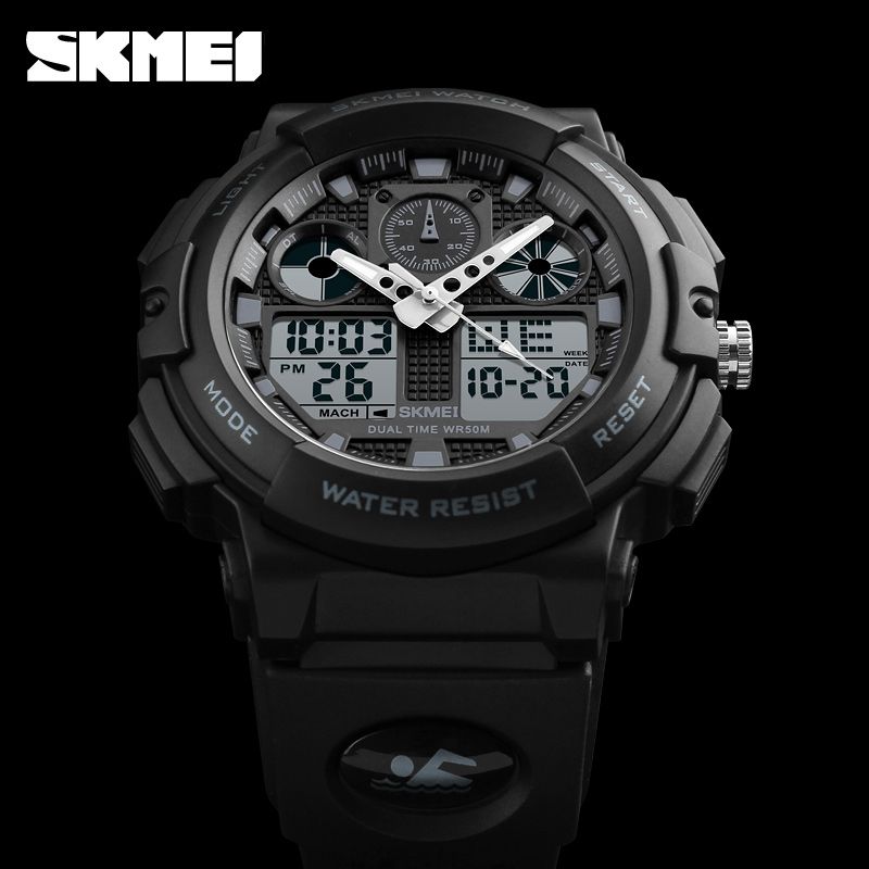 Top Luxury Brand Watch Men's Sports Watch Fashion Digital Watches Gift For Male SKM1270