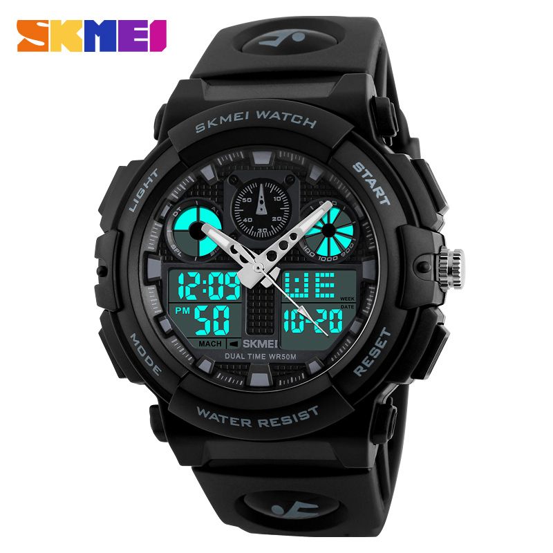Top Luxury Brand Watch Men's Sports Watch Fashion Digital Watches Gift For Male SKM1270