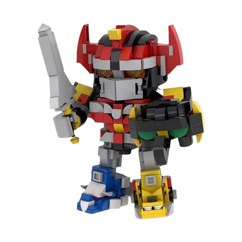 MOC Powered Deformation Mecha Tiger Zord Robot Building Block Set For Morphin